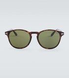 Tom Ford Lewis round sunglasses