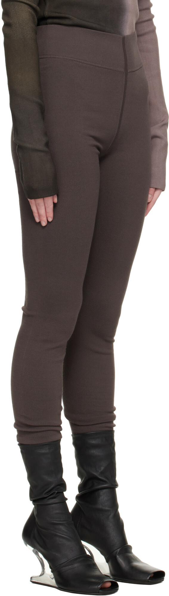 Rick Owens Gray Tower Leggings