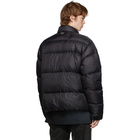 C2H4 Black Down Loom Puffer Jacket