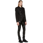 Balmain Black Double-Breasted Blazer