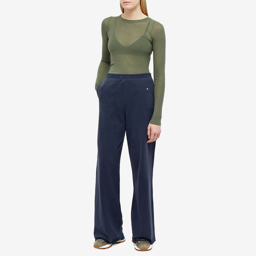 Raf Simons Women s Jogging Pants With R Embroidery And Leather