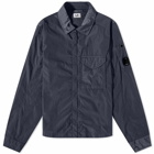 C.P. Company Men's Chrome-R Zip Overshirt in Total Eclipse