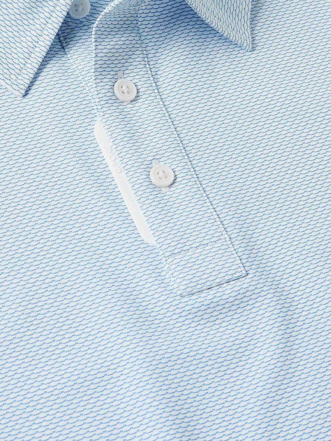 G/FORE - Stretch-Jacquard Golf Polo Shirt - Blue
