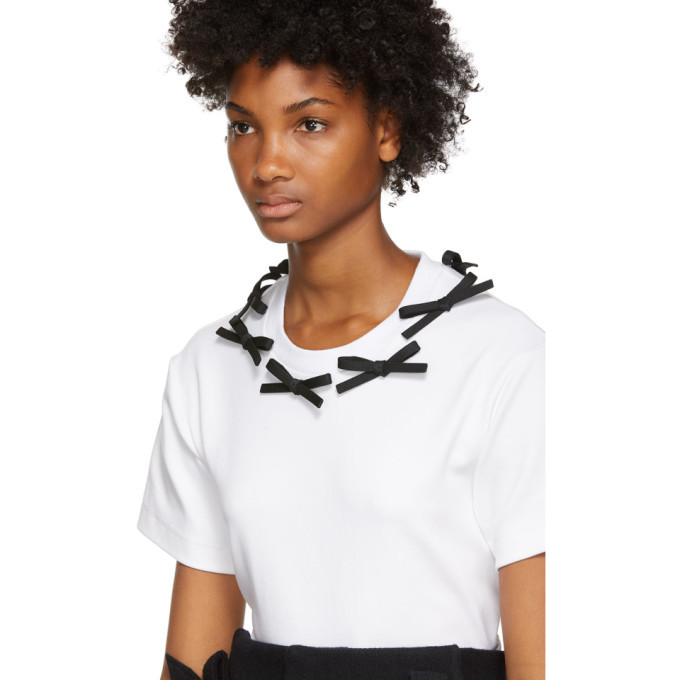 Shushu/Tong White Bow T-Shirt Shushu/Tong