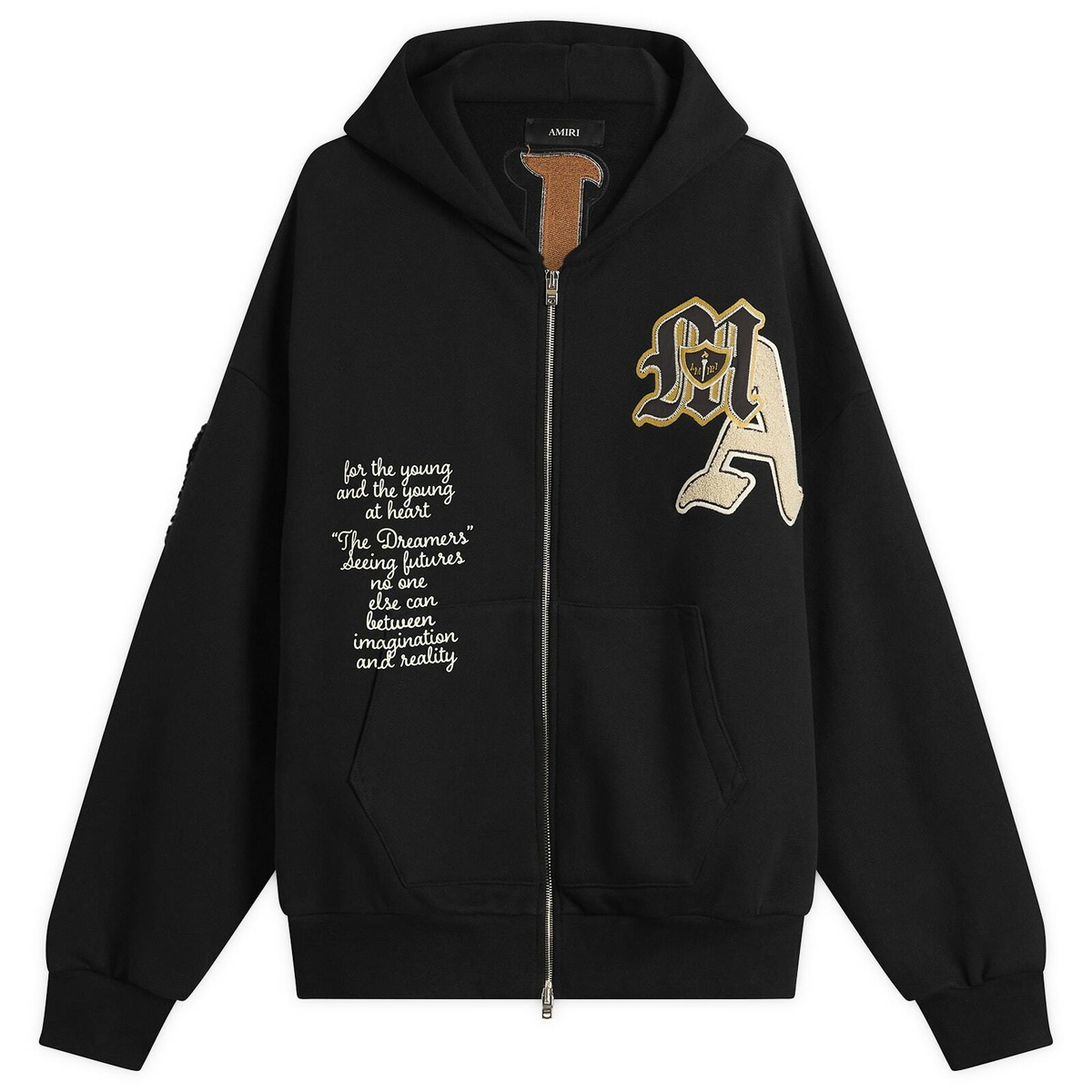 AMIRI - Crystal-Embellished Paint-Splattered Cotton-Jersey Hoodie