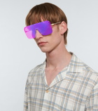 Gucci - Mask-frame sunglasses