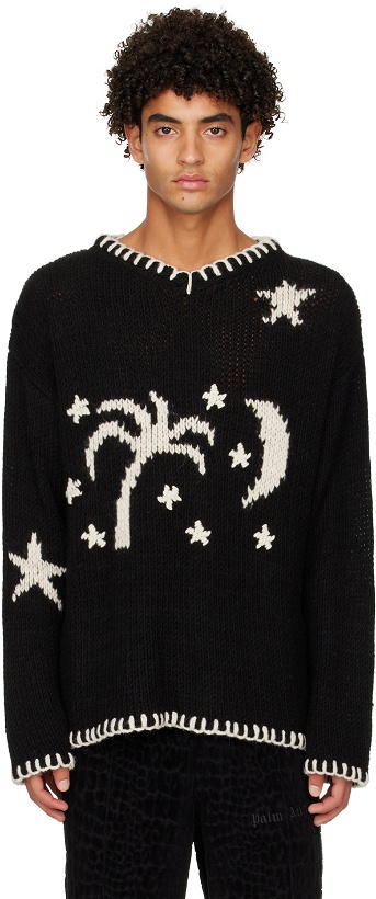 Photo: Palm Angels Black Nightsky Sweater