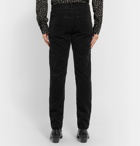 SAINT LAURENT - Cotton-Corduroy Trousers - Black