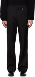 Wooyoungmi Black Straight Trousers