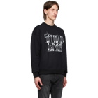 Second/Layer Black Outline Sweatshirt