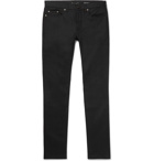 Saint Laurent - Skinny-Fit 15cm Hem Stretch-Denim Jeans - Men - Black