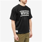 WTAPS Men's 09 WTVUA Printed T-Shirt in Black