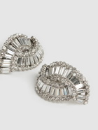 ALESSANDRA RICH Crystal Shell Earrings