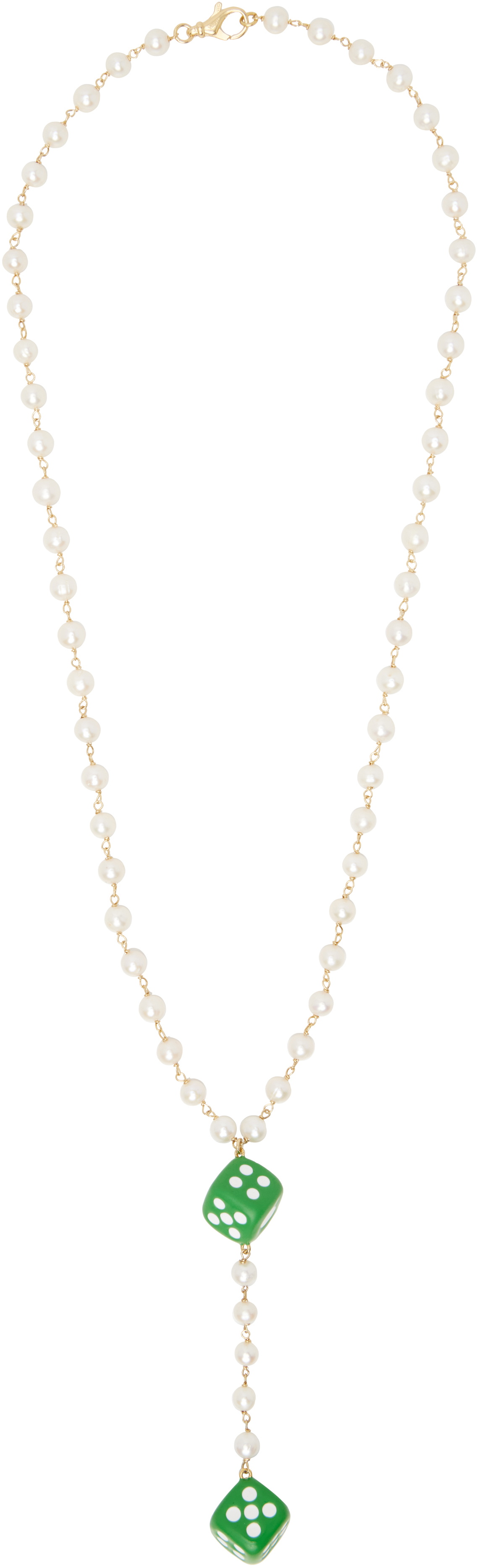 VEERT 'The Pearl Dice Rosary' Necklace
