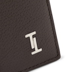 Tod's - Logo-Appliquéd Full-Grain Leather Cardholder - Dark brown