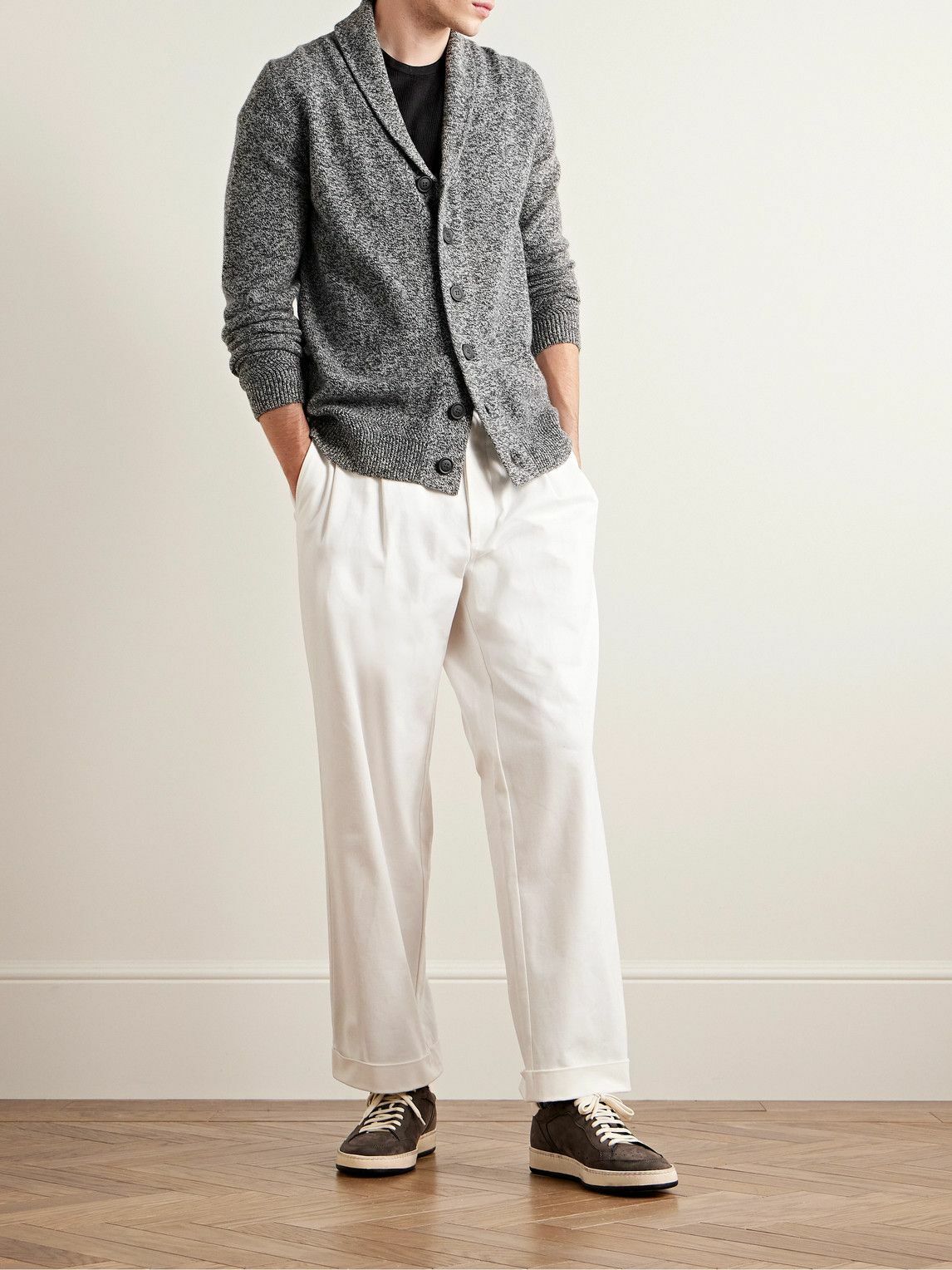 John Smedley - Cullen Slim-Fit Recycled-Cashmere and Merino Wool