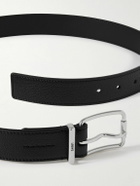 LOEWE - Essential 3.2cm Full-Grain Leather Belt - Black