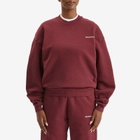 MKI Women's Uniform Crew Neck Sweatshirt Presented by END. in Burgundy/White