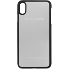 Palm Angels SIlver and Black Max iPhone XS Case