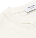 Thom Browne - Slim-Fit Striped Loopback Cotton-Jersey Sweatshirt - Men - White