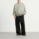 Fear of God ESSENTIALS Men's Signature 90s Polo Sweatshirt in Concrete Heather