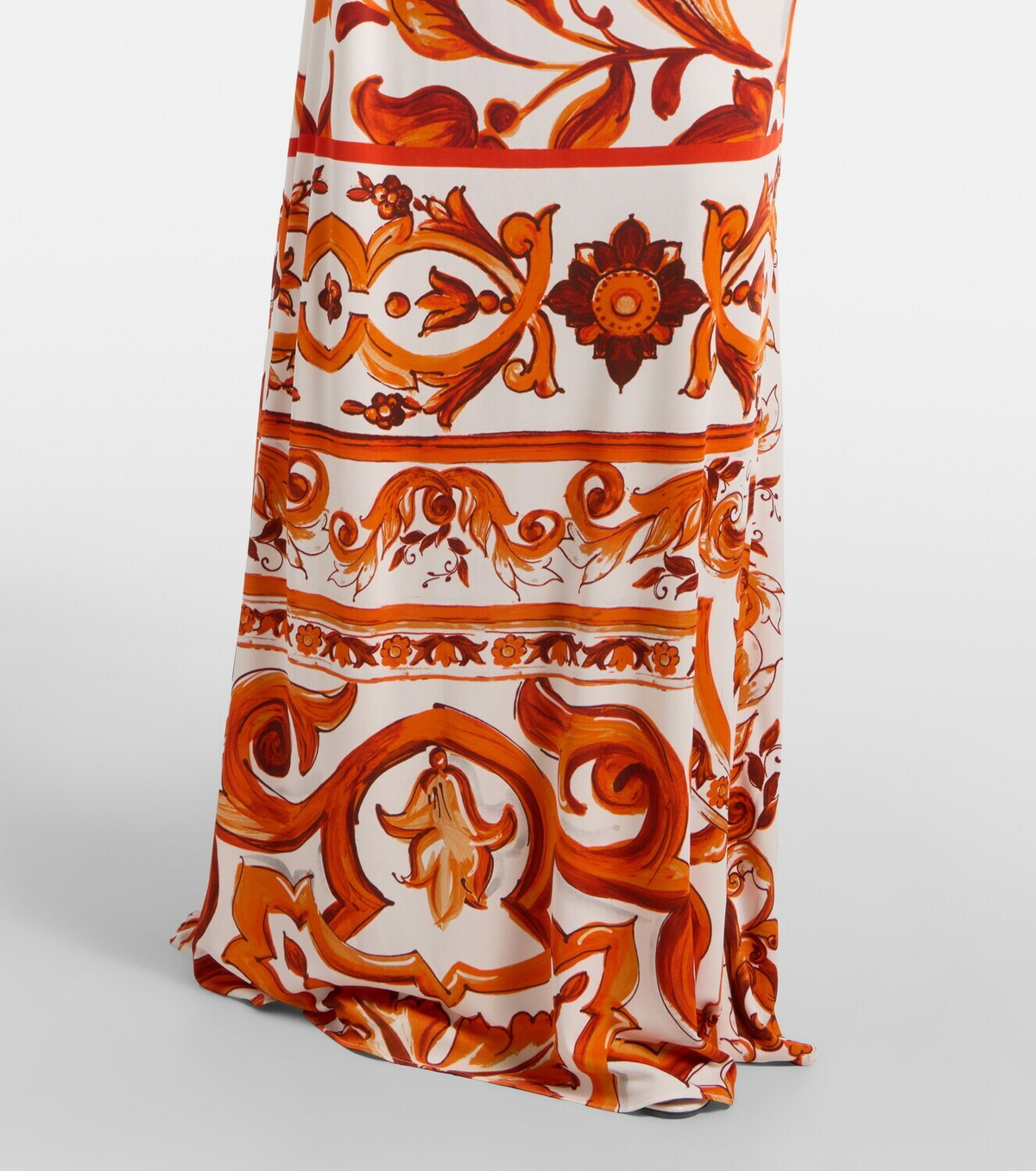 Dolce&Gabbana Majolica organza maxi dress