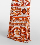Dolce&Gabbana Majolica organza maxi dress