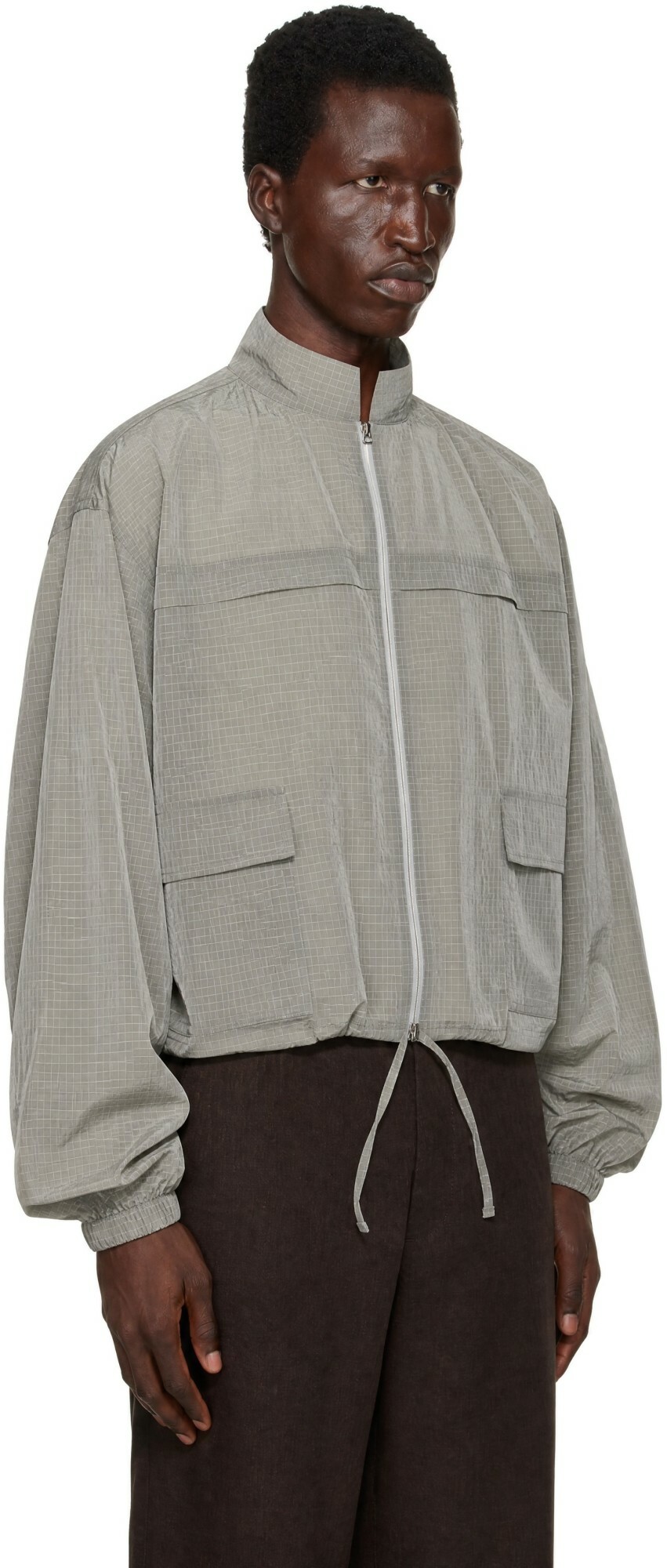colbo Gray Ripstop Track Jacket