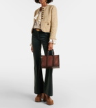 Etro Bauletto Large paisley canvas tote bag