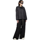Rick Owens Moncler + Rick Owens Black Ziplock Down Jacket