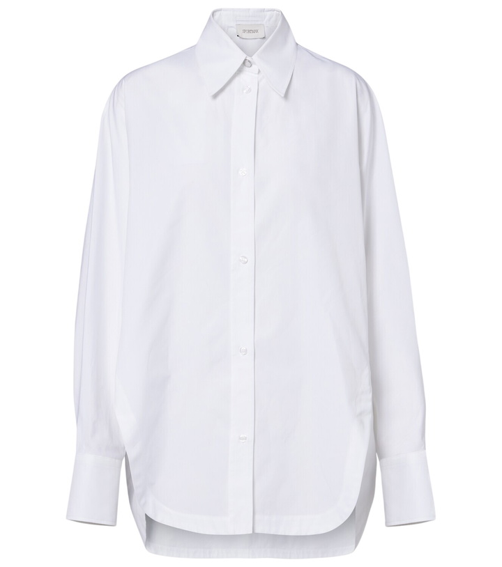 Photo: Sportmax Ovest oversized cotton poplin shirt