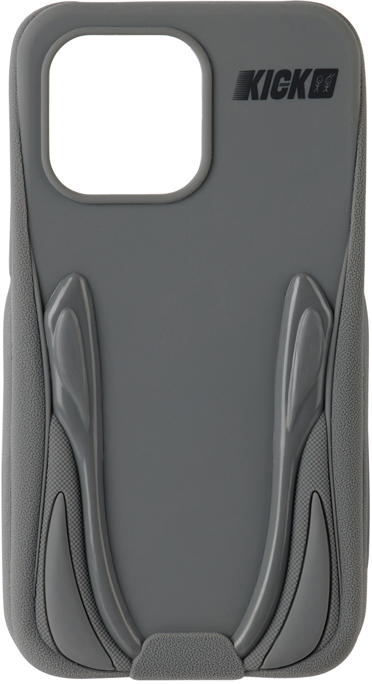 Urban Sophistication Gray 'The Kick' iPhone 14 Pro Max Case