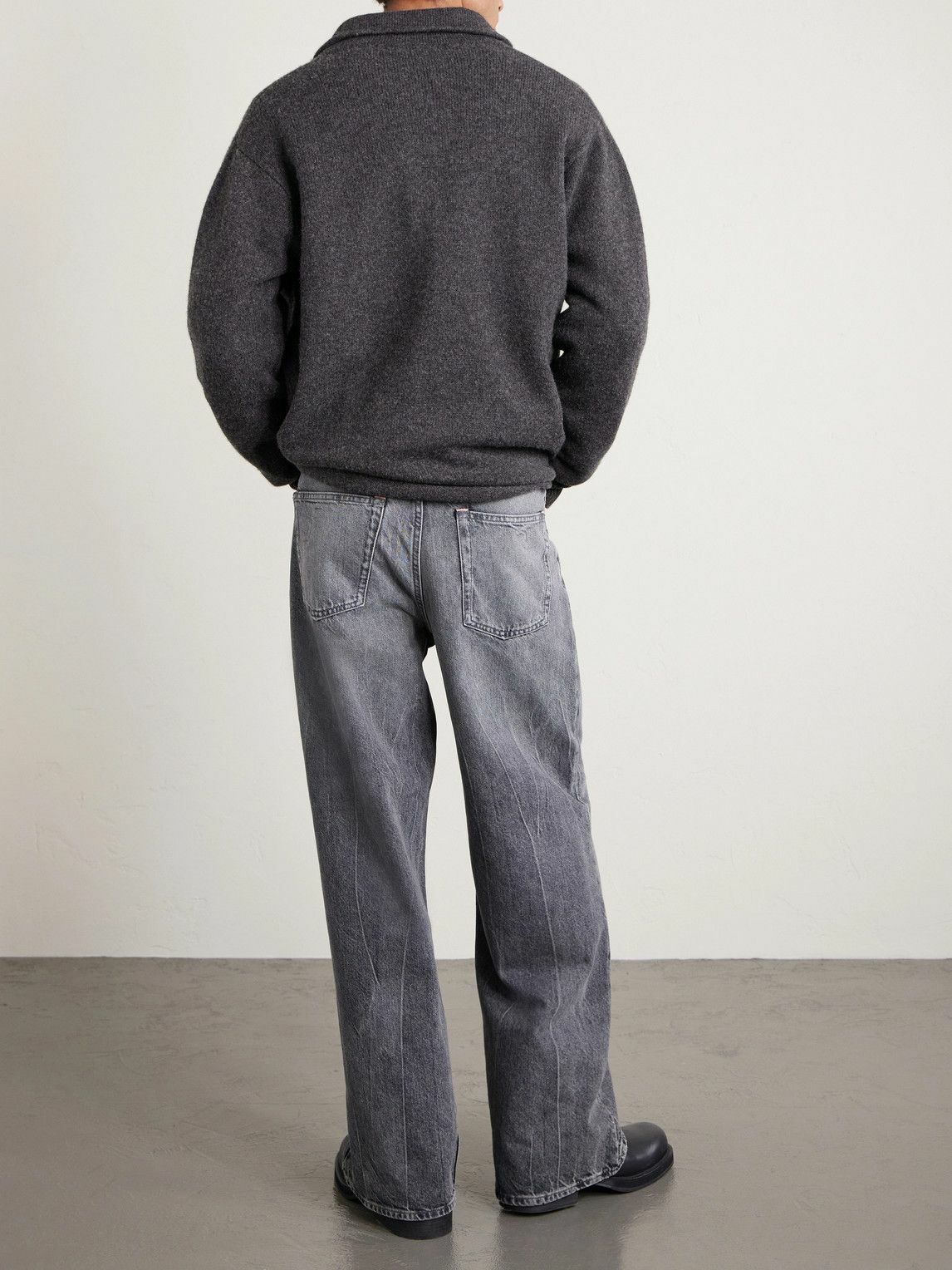 Acne Studios - 1981 U Gothik Wide-Leg Jeans - Gray Acne Studios