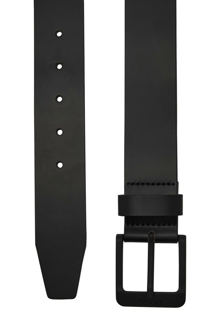 Boss Jemio Leather Belt Black