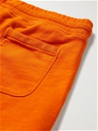 Orlebar Brown - Frederick Straight-Leg Cotton and Linen-Blend Jersey Shorts - Orange