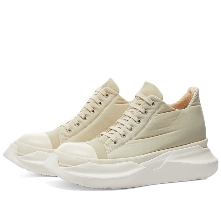 Photo: Rick Owens DRKSHDW Men's Abstract Lo Sneakers in Pearl/Milk