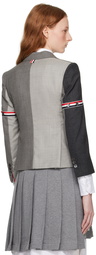 Thom Browne Gray Fun-Mix Blazer