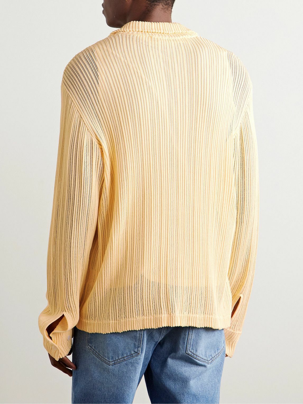 Séfr - Jacques Pointelle-Knit Cardigan - Neutrals