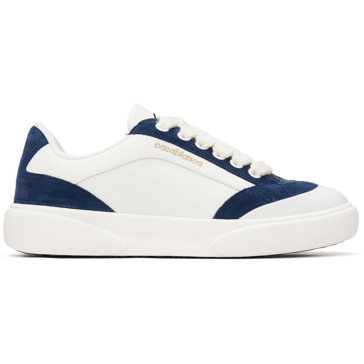 Casablanca White & Navy Del Mar Sneakers