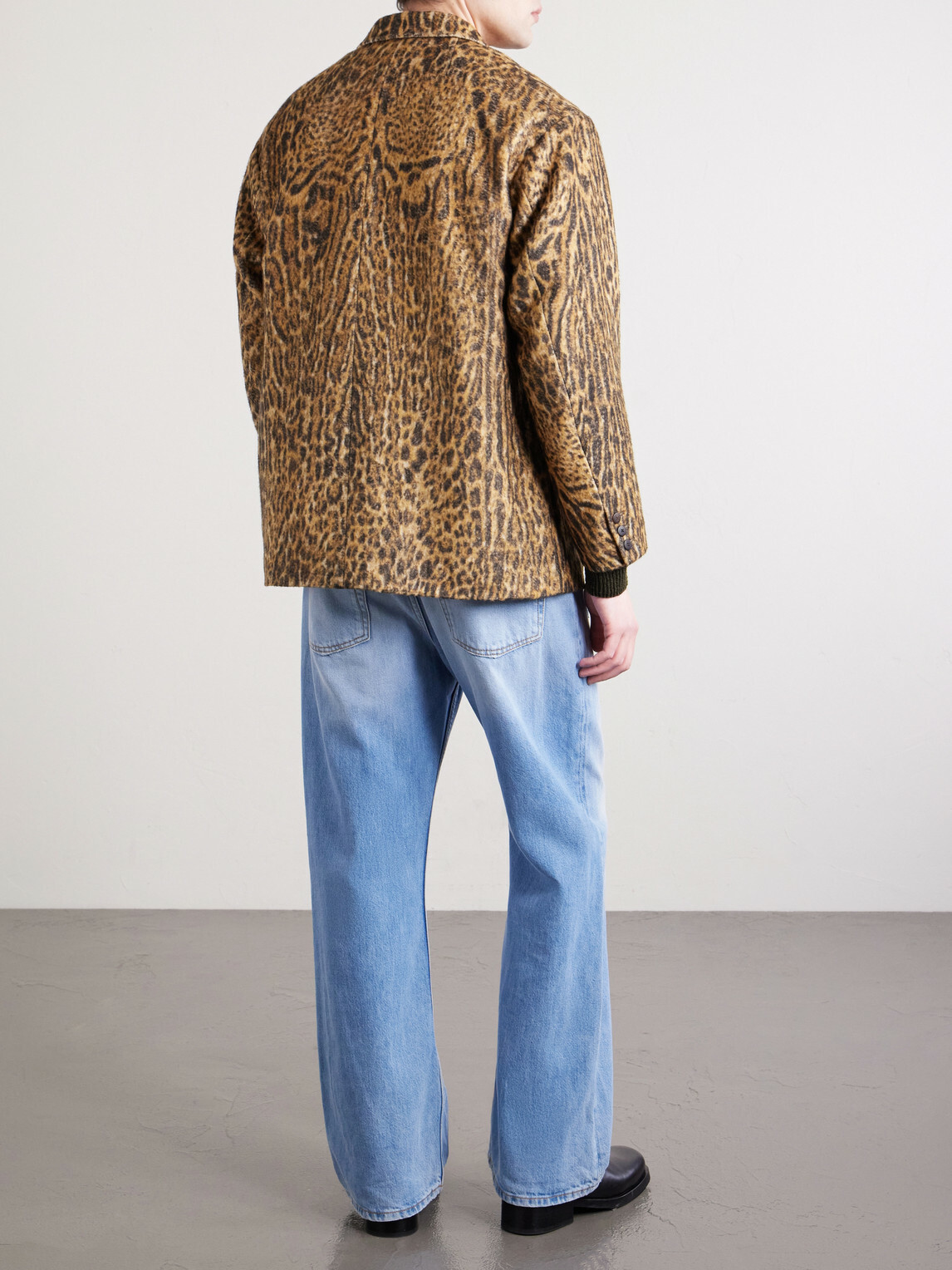 Visvim - Bowen Leopard-Print Silk Blazer - Neutrals