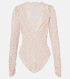 Alexandra Miro Ariella sheer lace bodysuit