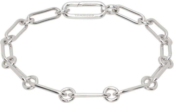 Photo: Tom Wood Silver Large Cable Chain Bracelet