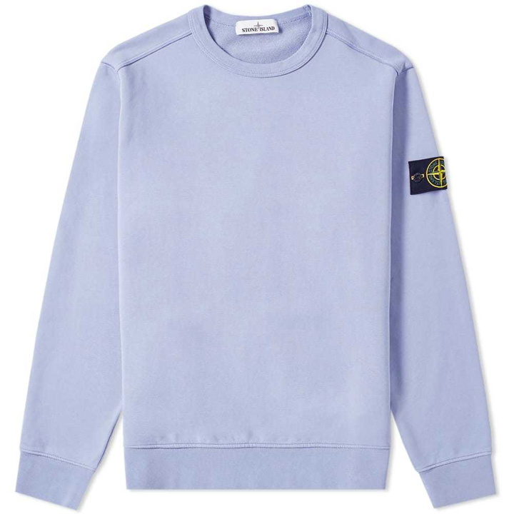 Photo: Stone Island Garment Dyed Crew Sweat Lavender