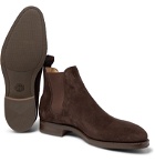 Edward Green - Camden Suede Chelsea Boots - Brown