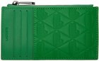 Lacoste Green Monogramme Zipped Wallet