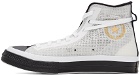 Converse White & Black Mesh All Star Chuck 70 Sneakers
