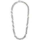 Bottega Veneta Silver Large Chain Necklace