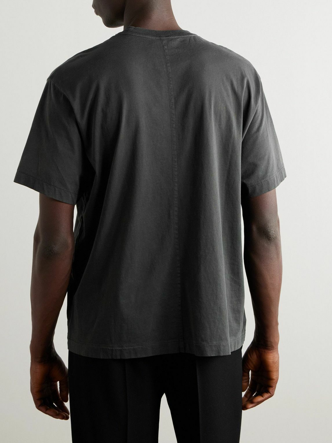 SSAM - Charlie Organic Cotton-Jersey T-Shirt - Gray