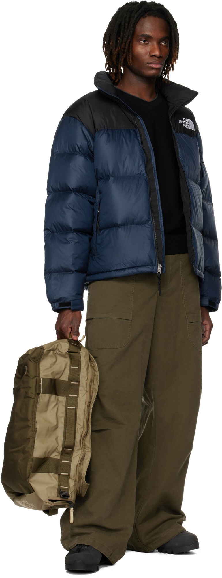 The North Face Khaki Base Camp Voyager Duffle Bag