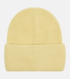 Moncler Logo wool and cashmere beanie